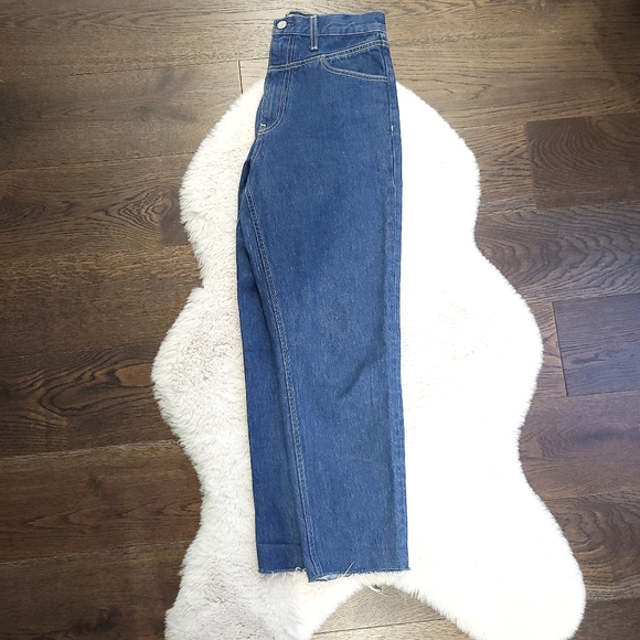 Trave Heidi Cropped Raw Hem Straight Leg Jeans - Picture 5 of 12